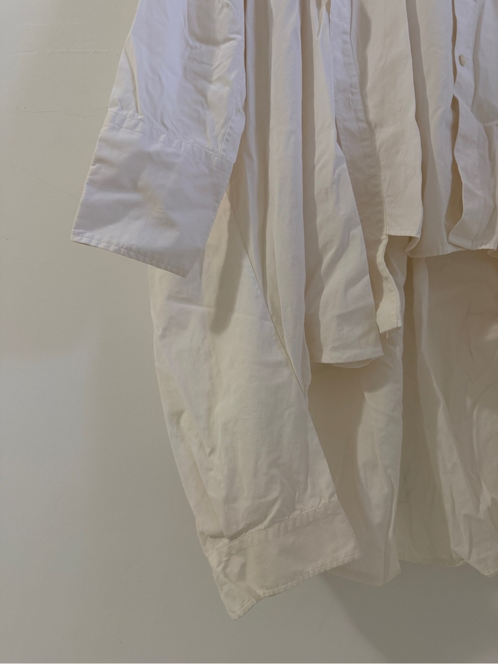 Helmut lang double button up shirt dress oversized small crazy piece! Archive - Picture 3 of 7